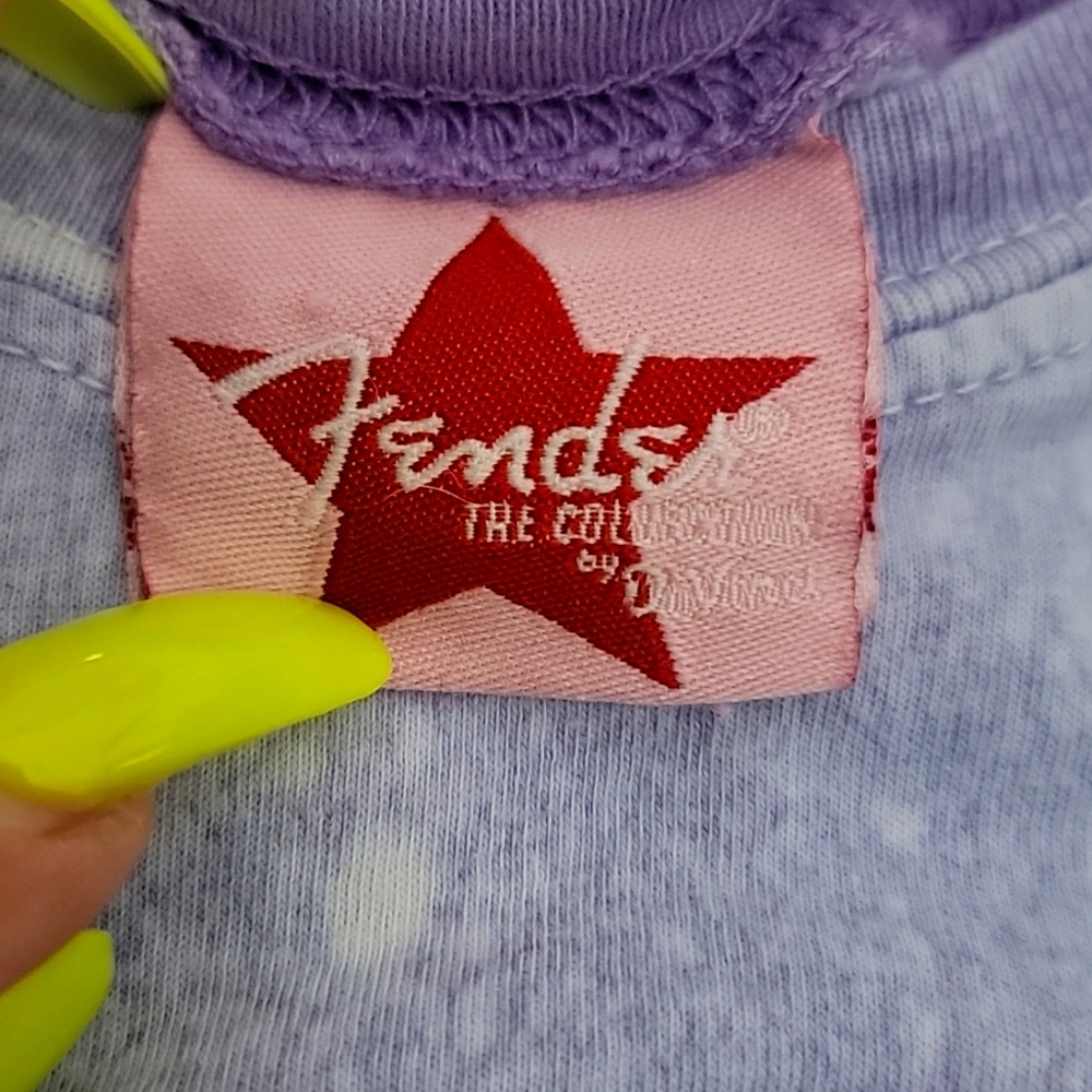 Fender purple splatter skull tee - Picture 6 of 9